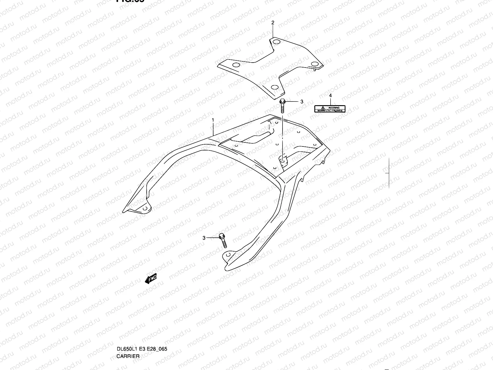 65 - CARRIER (DL650L1 E33)