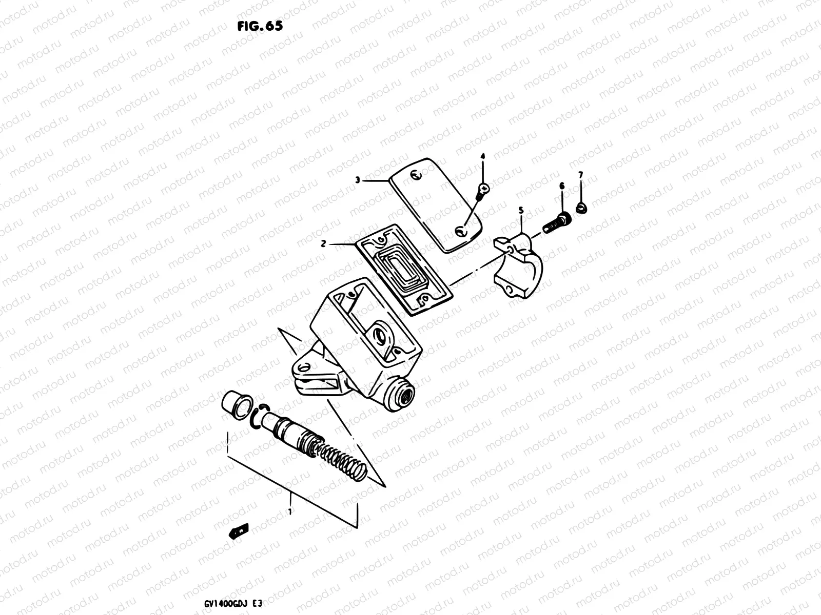 65 - FRONT MASTER CYLINDER
