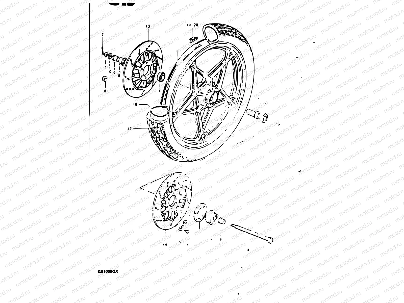 65 - FRONT WHEEL