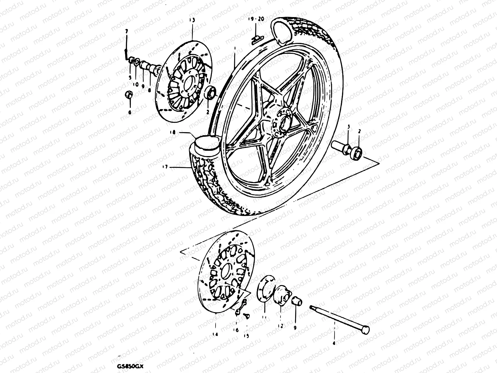 65 - FRONT WHEEL