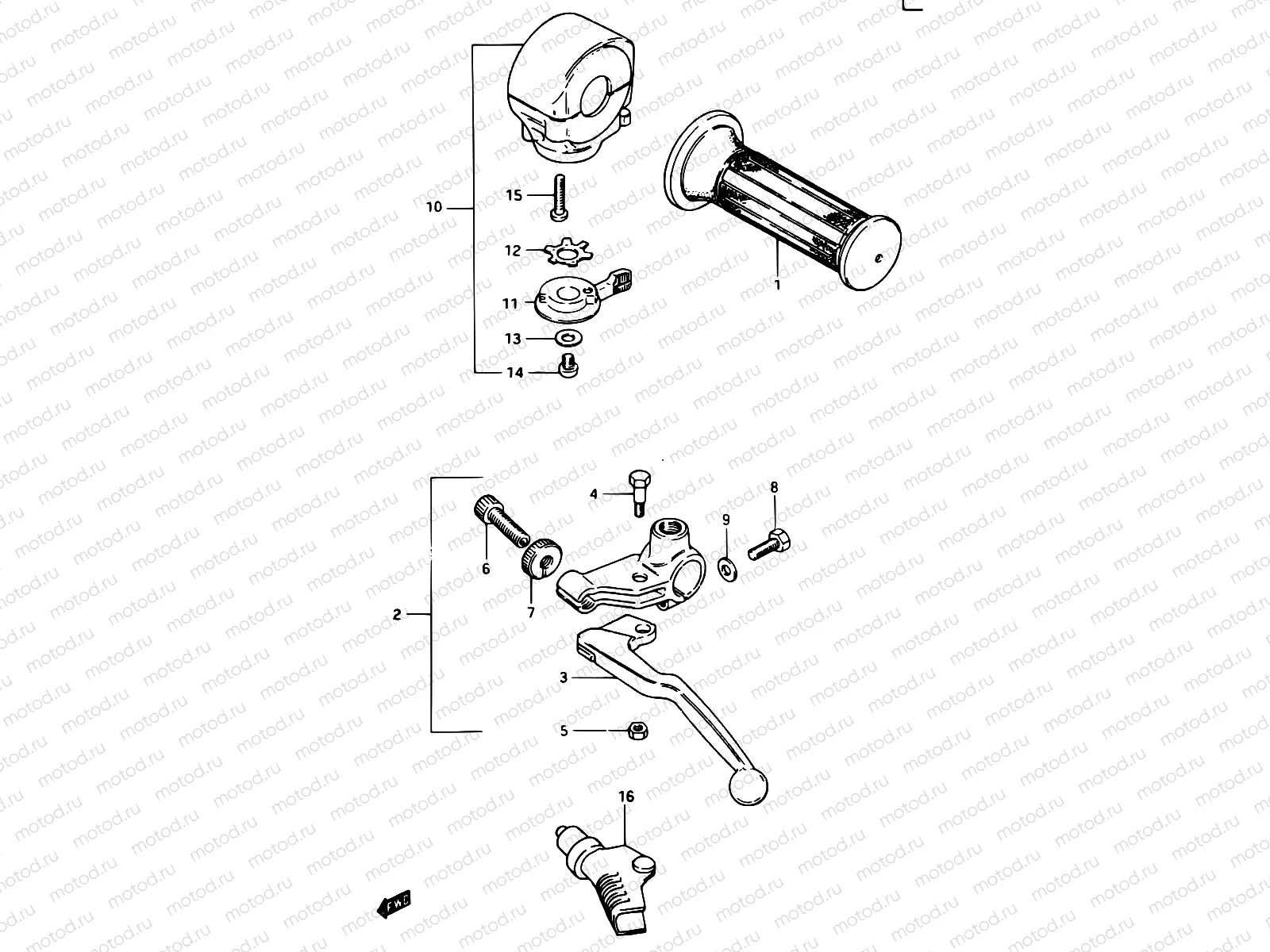 65 - LEFT HANDLE SWITCH
