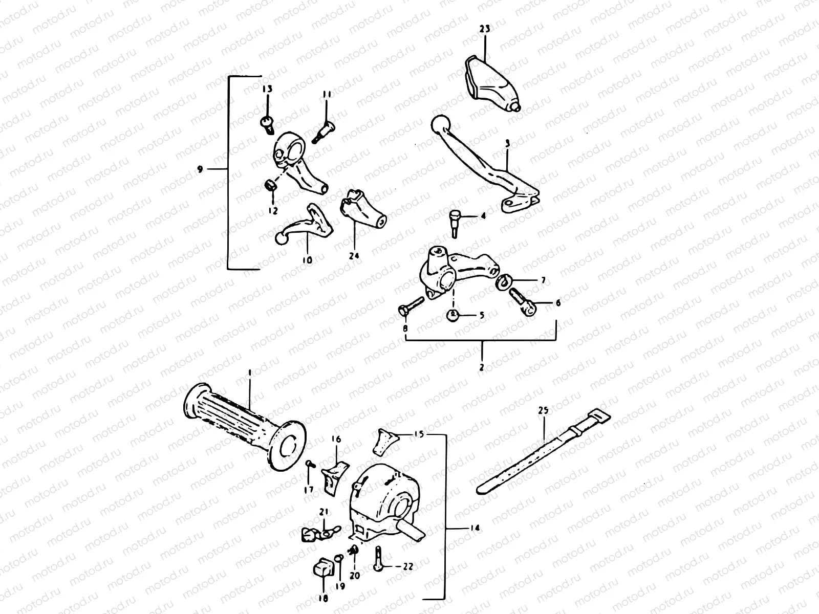 65 - LEFT HANDLE SWITCH (E22, E39)