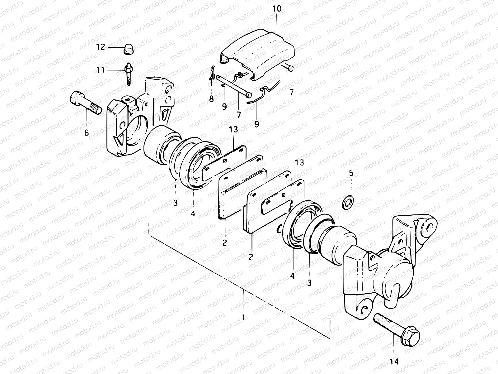 65 - REAR CARIPERS (E02)