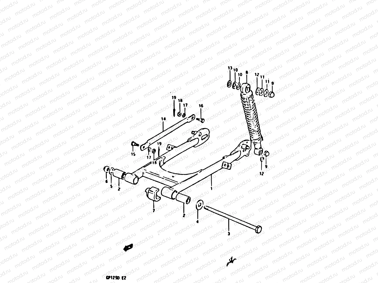 65 - REAR SWINGING ARM