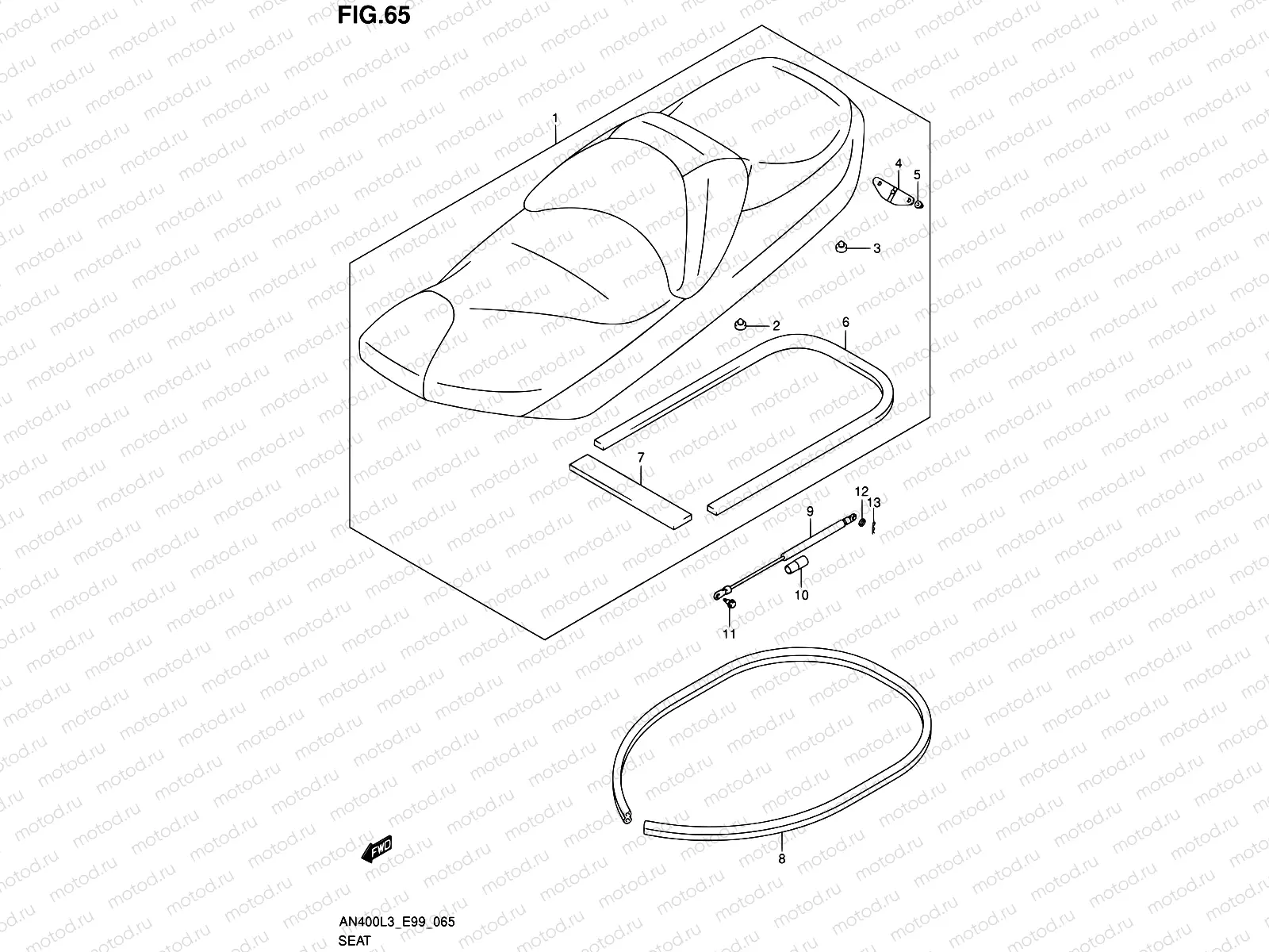 65 - SEAT (AN400ZAL3 E99)