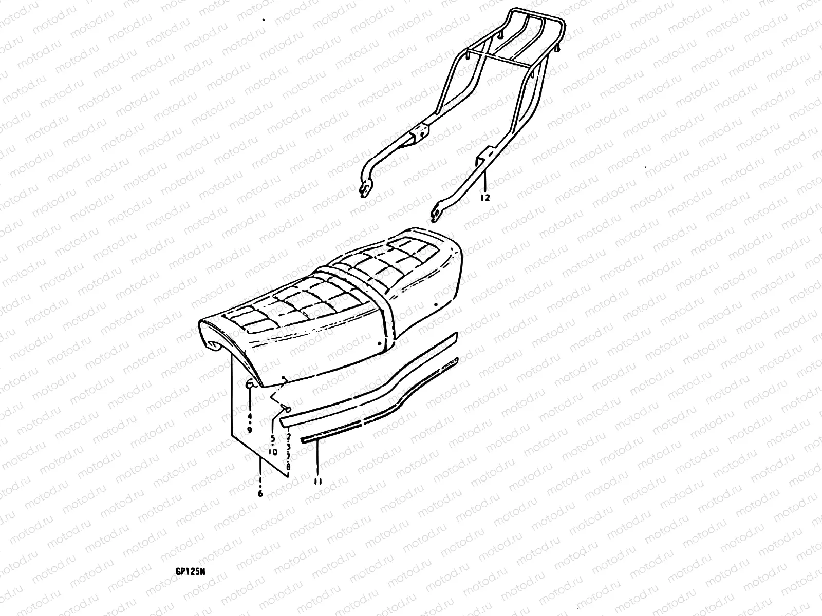 65 - SEAT (GP125UNE42)