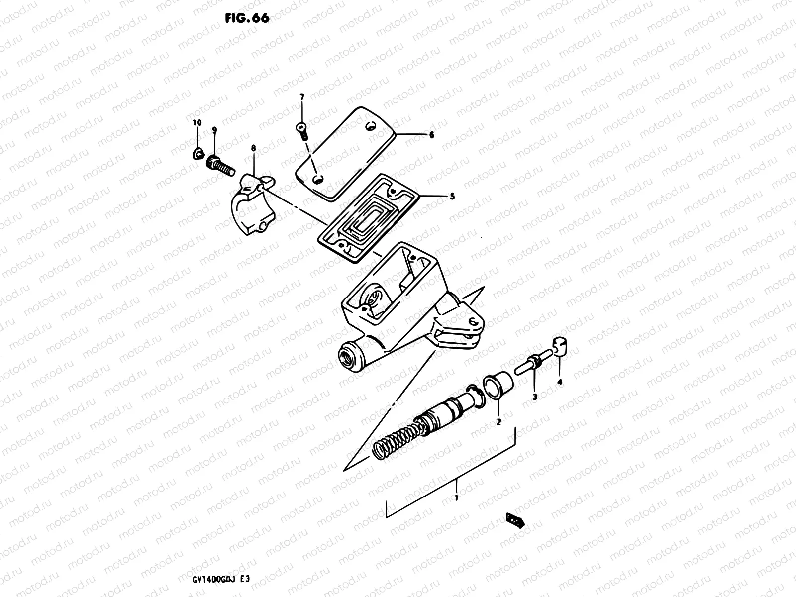 66 - CLUTCH MASTER CYLINDER