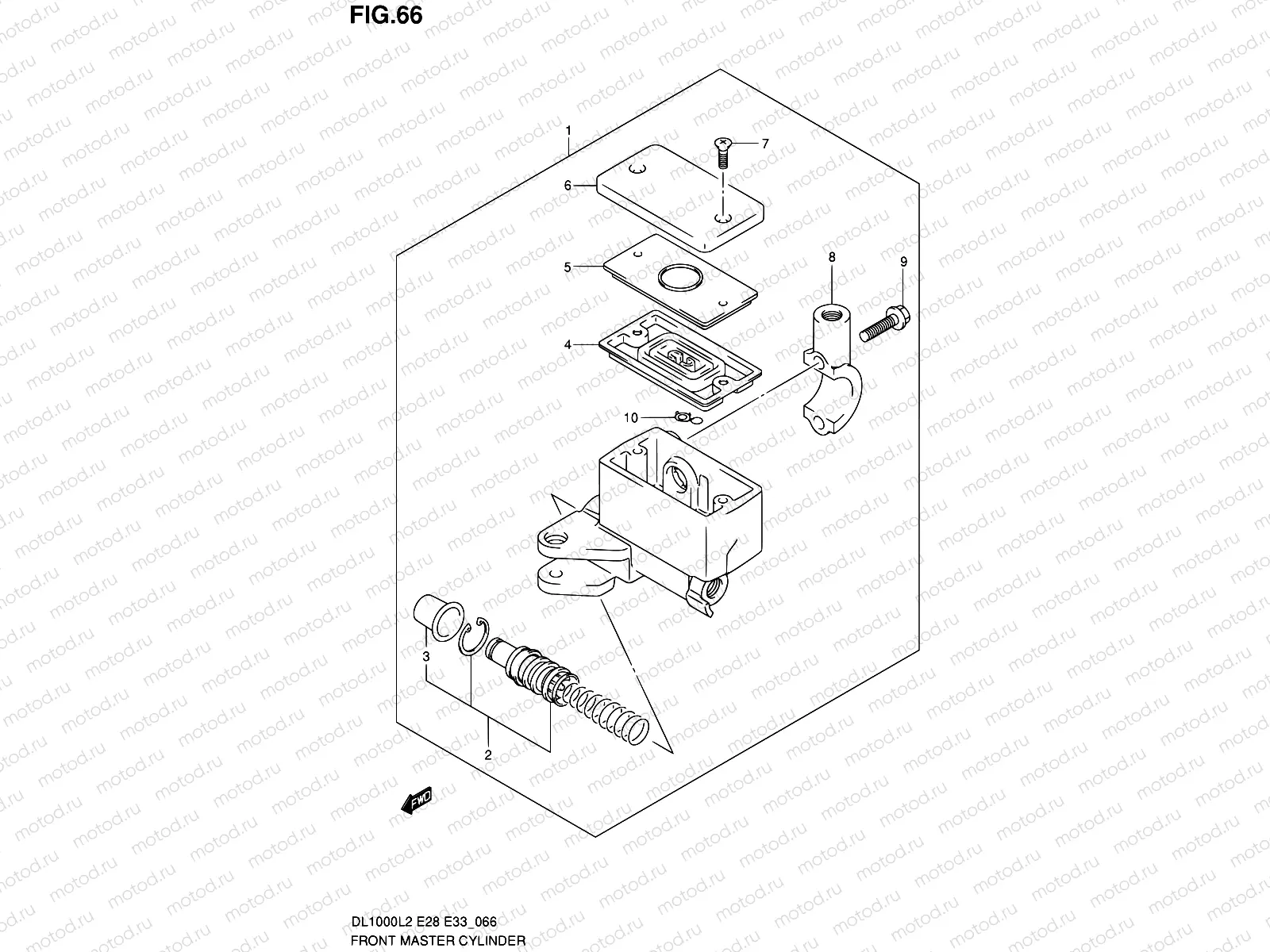 66 - FRONT MASTER CYLINDER