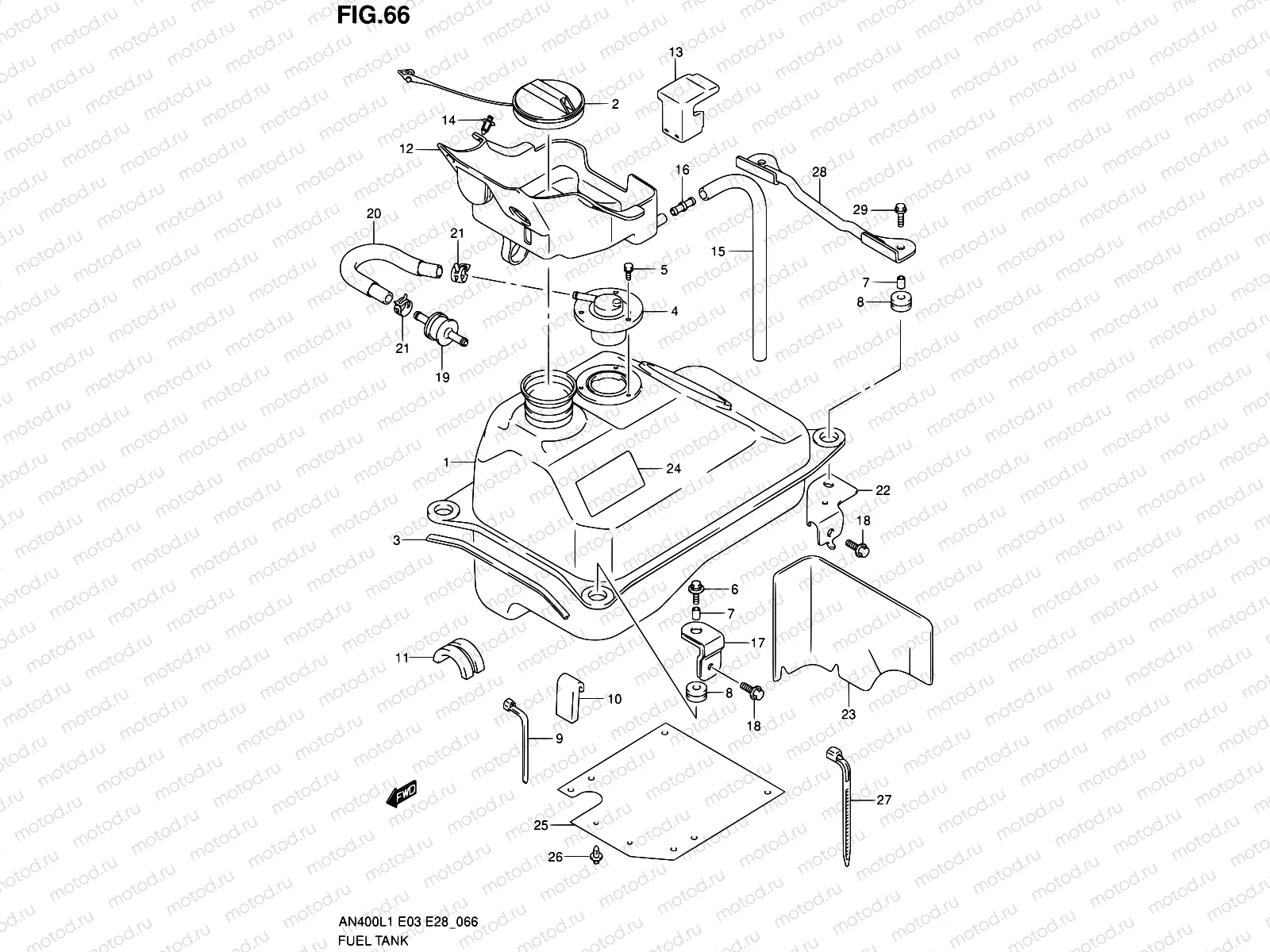 66 - FUEL TANK (AN400ZAL1 E28)