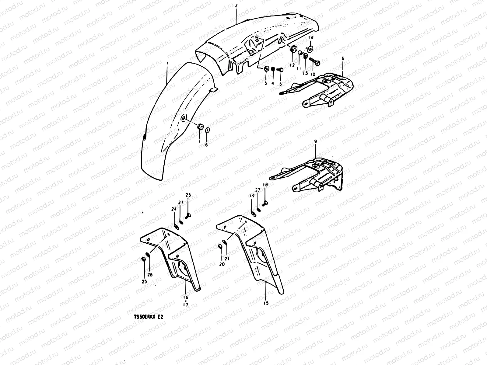 66 - REAR FENDER