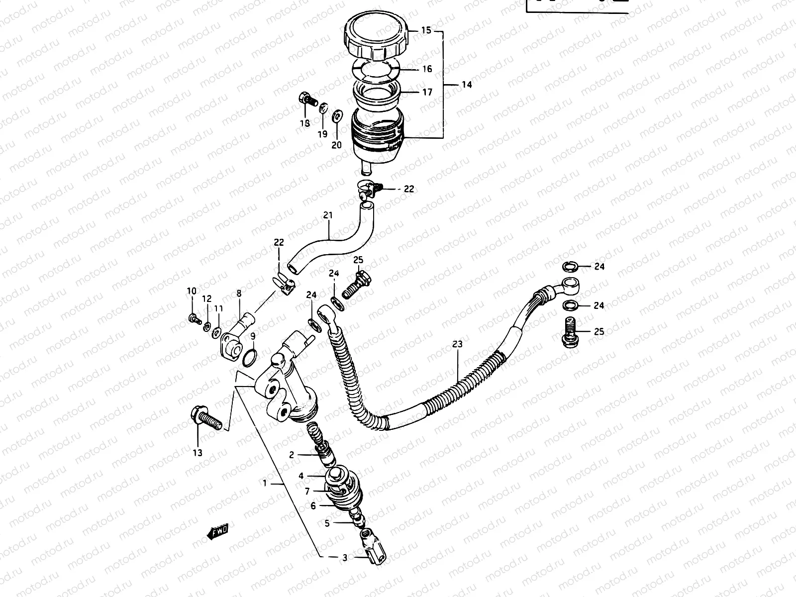 66 - REAR MASTER CYLINDER