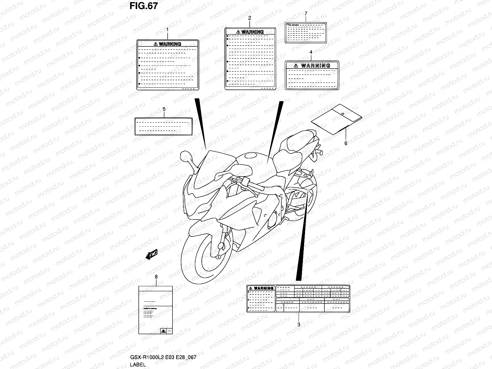 67 - LABEL (GSX-R1000L2 E03)