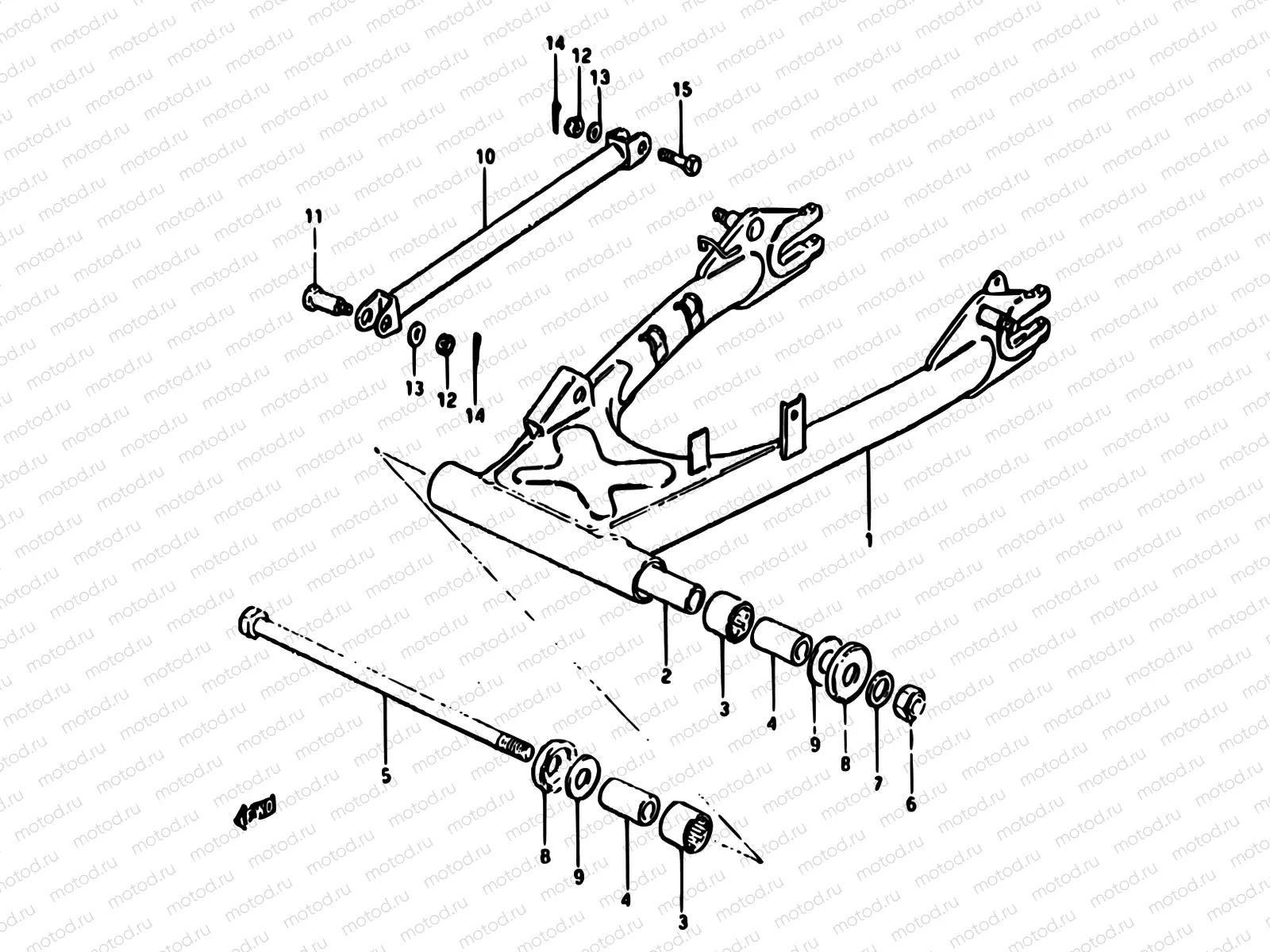 67 - REAR SWINGING ARM