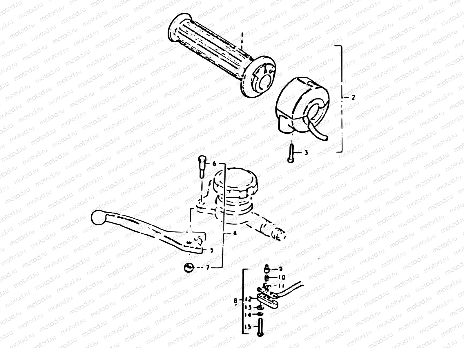 67 - RIGHT HANDLE SWITCH (MODEL N)