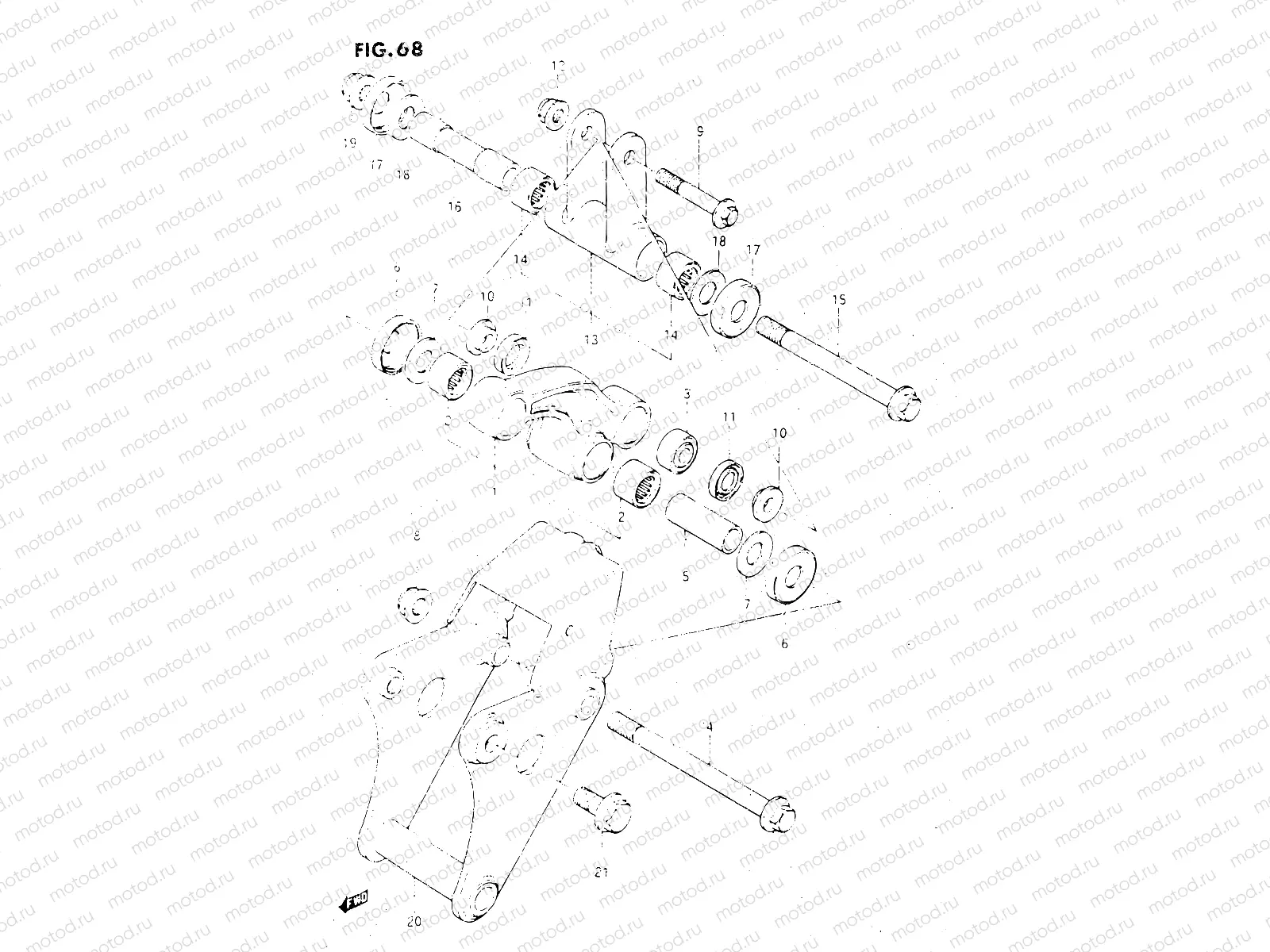 68 - CUSHION LEVER