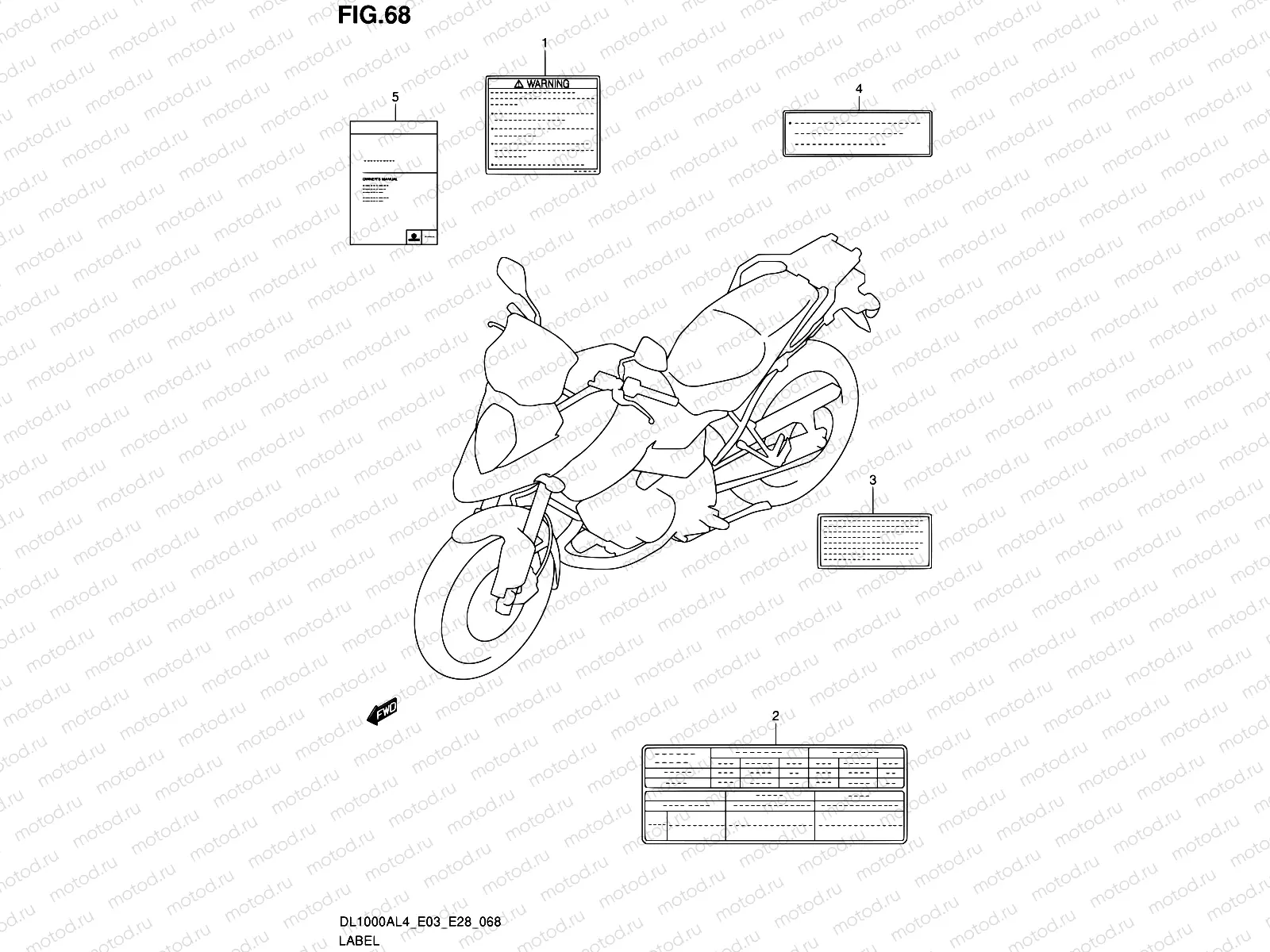 68 - LABEL (DL1000AL4 E03)