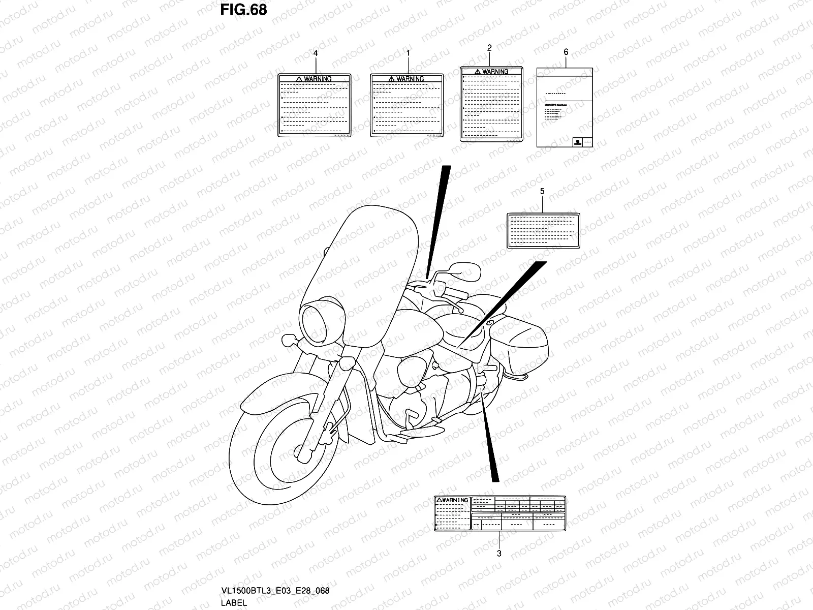 68 - LABEL (VL1500BTL3 E33)