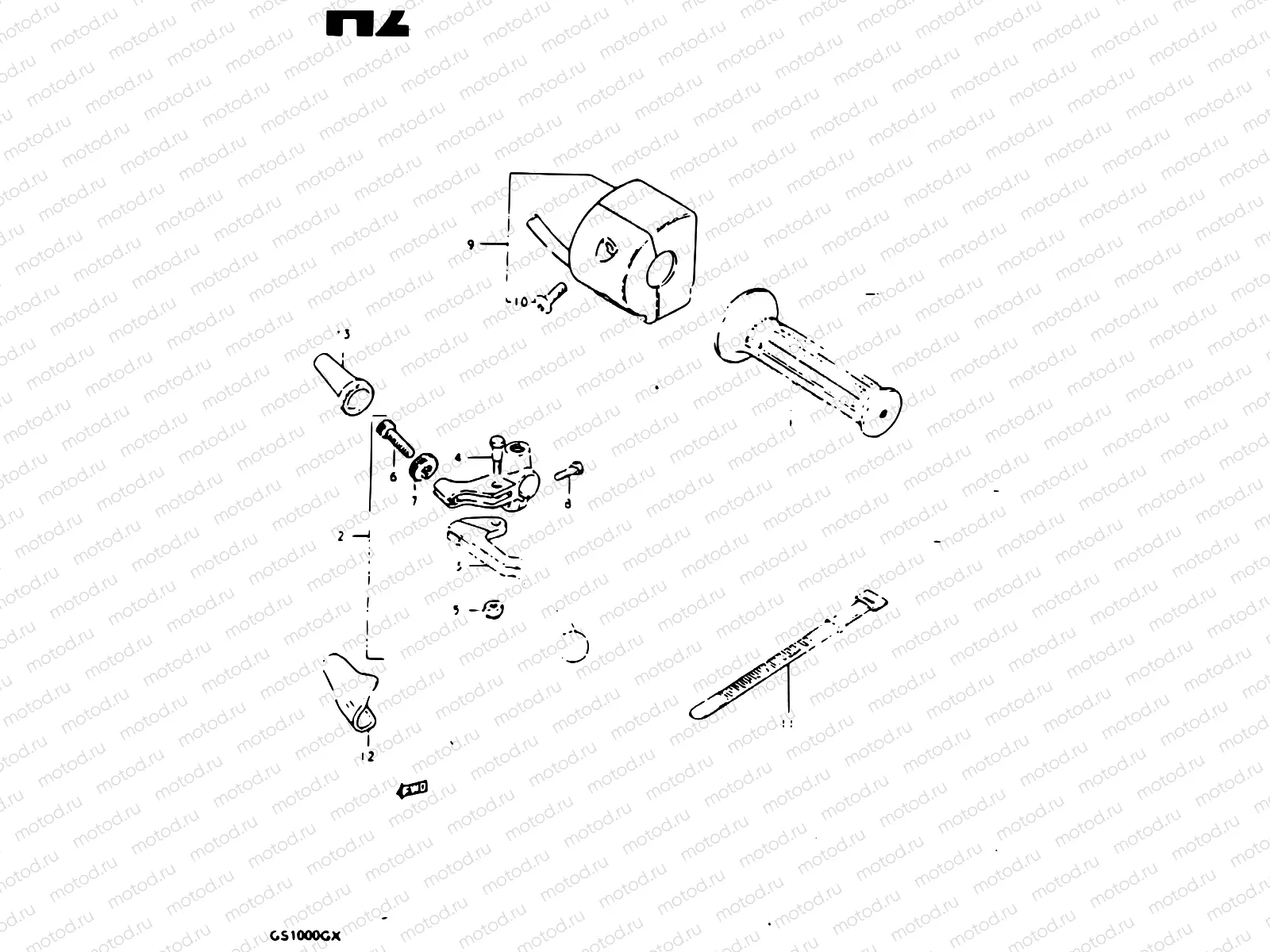 68 - LEFT HANDLE SWITCH
