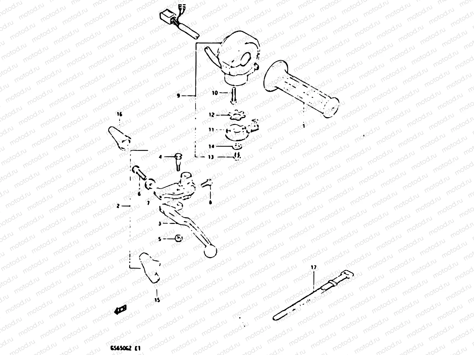 68 - LEFT HANDLE SWITCH (MODEL Z)