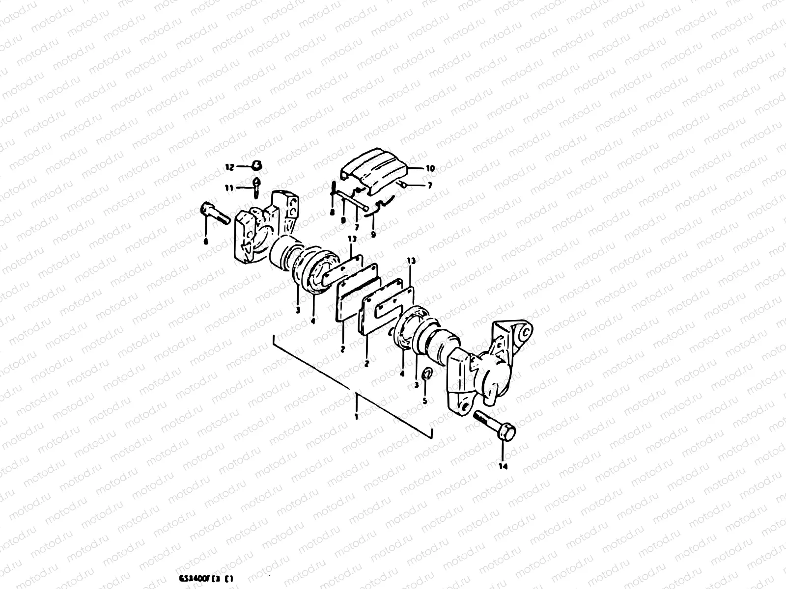 68 - REAR CARIPERS (E02, E22)