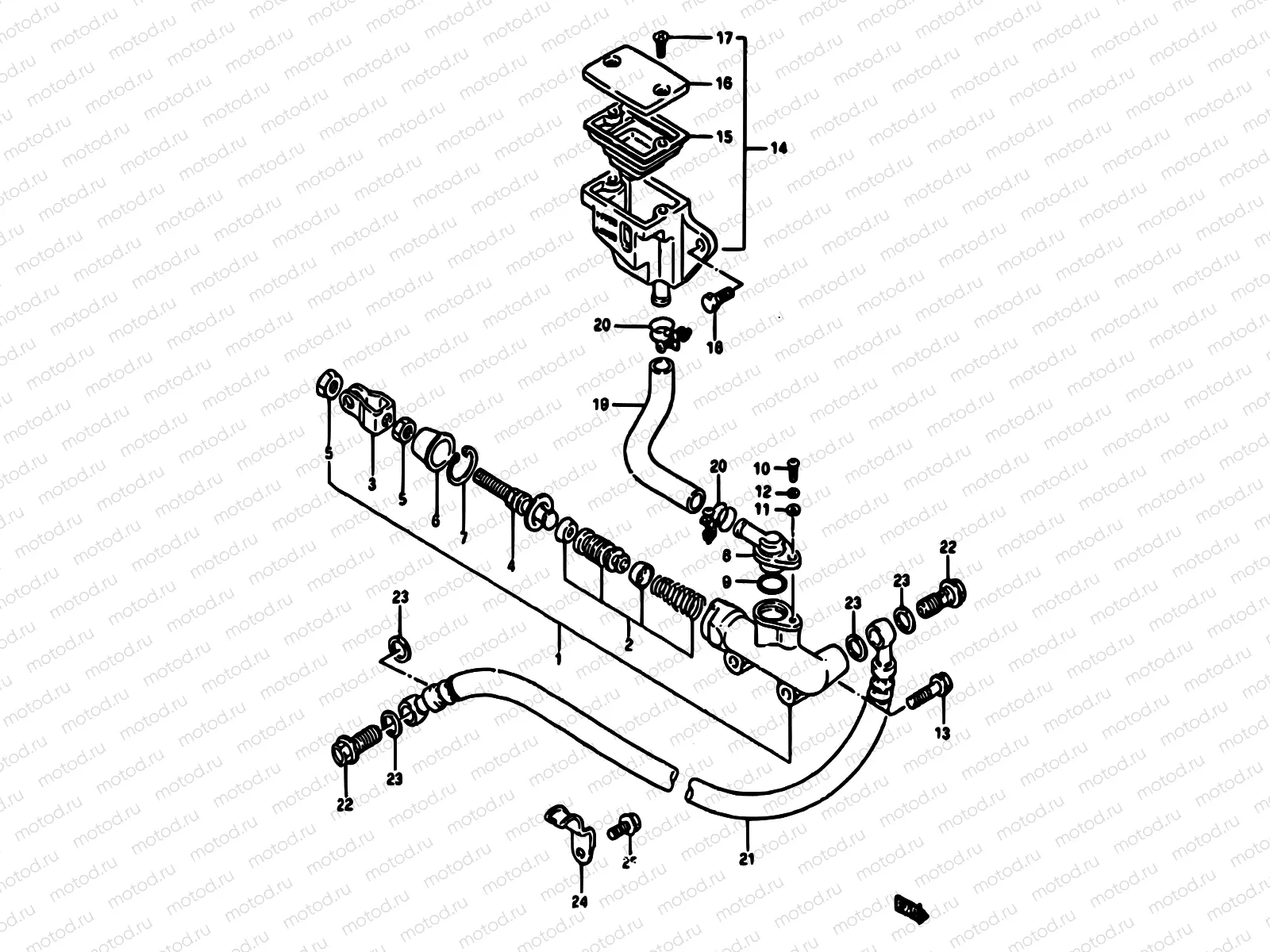 68 - REAR MASTER CYLINDER