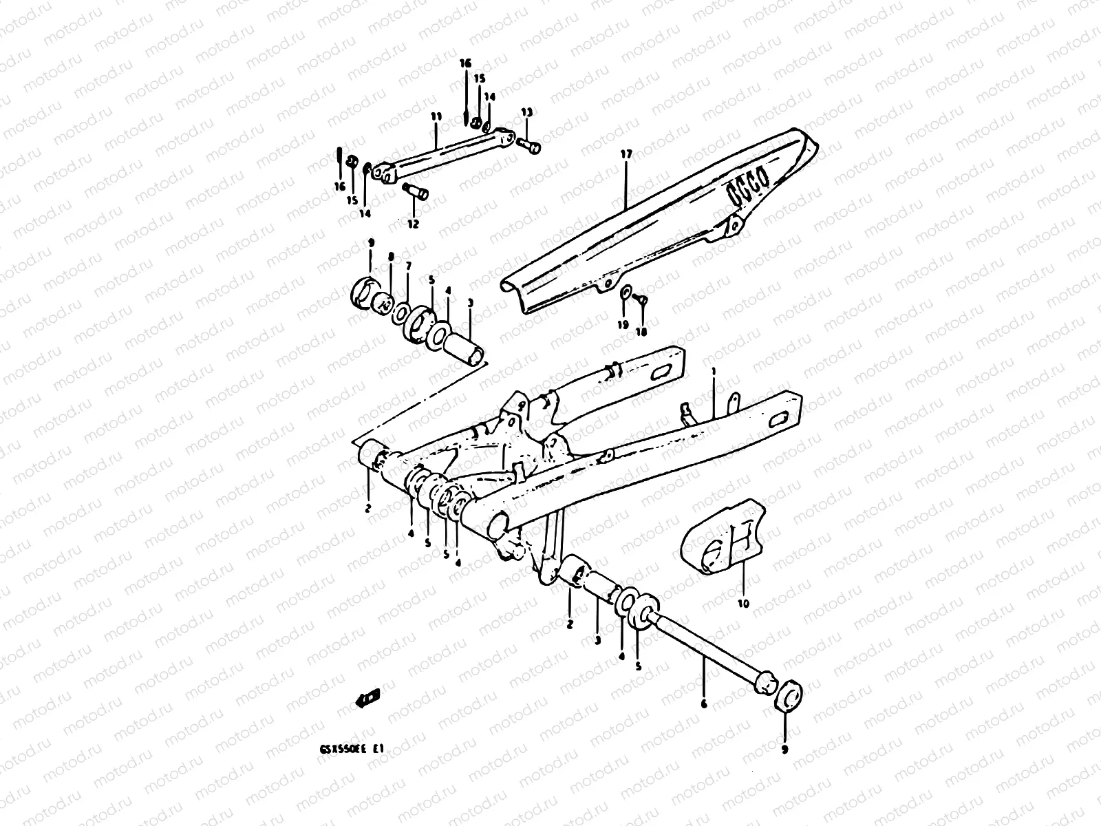 68 - REAR SWINGING ARM
