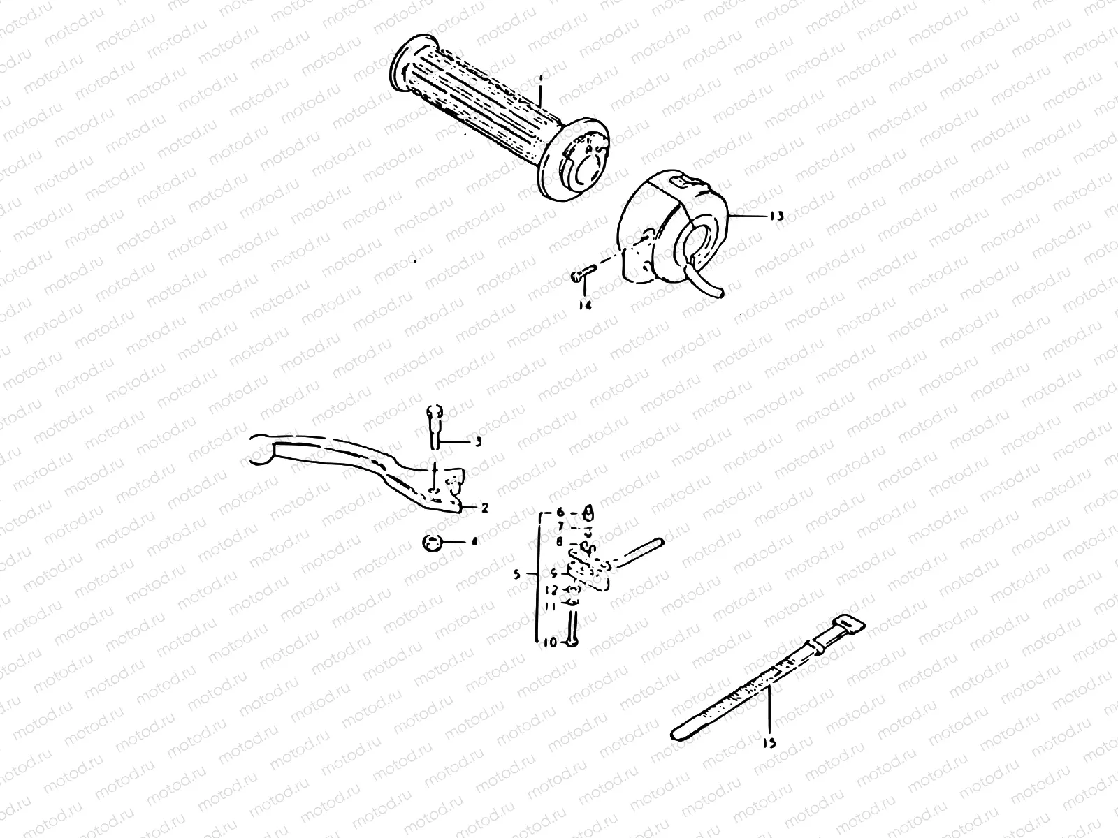 68 - RIGHT HANDLE SWITCH (MODEL X)