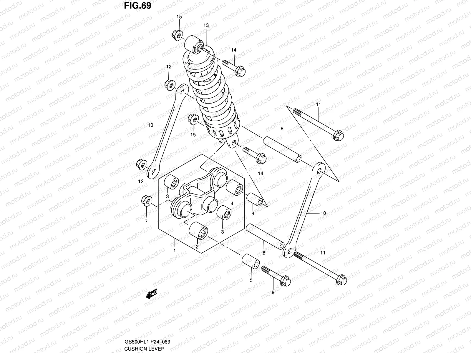 69 - CUSHION LEVER
