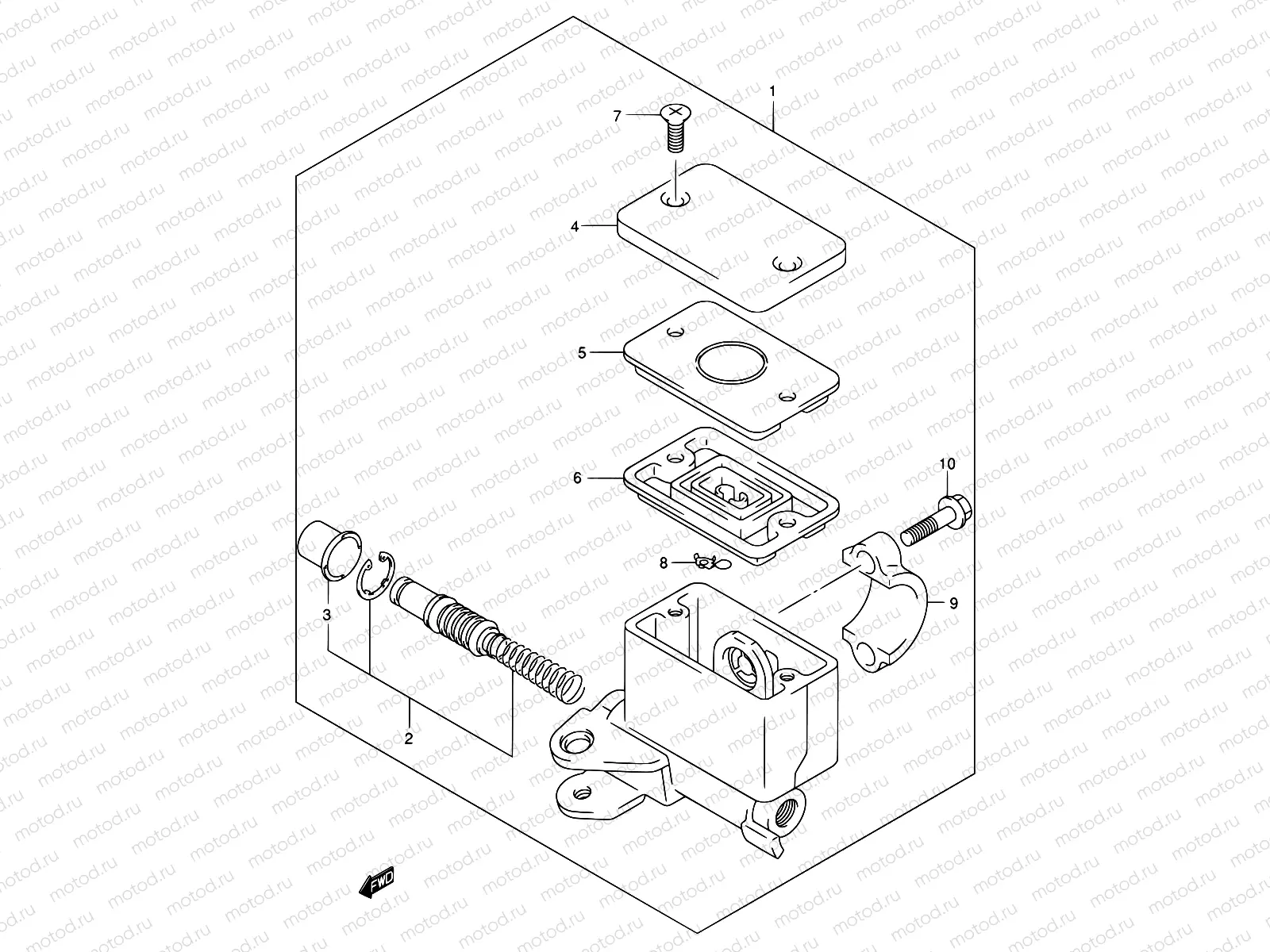 69 - FRONT MASTER CYLINDER