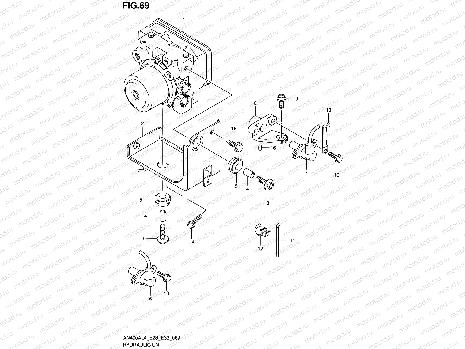 69 - HYDRAULIC UNIT