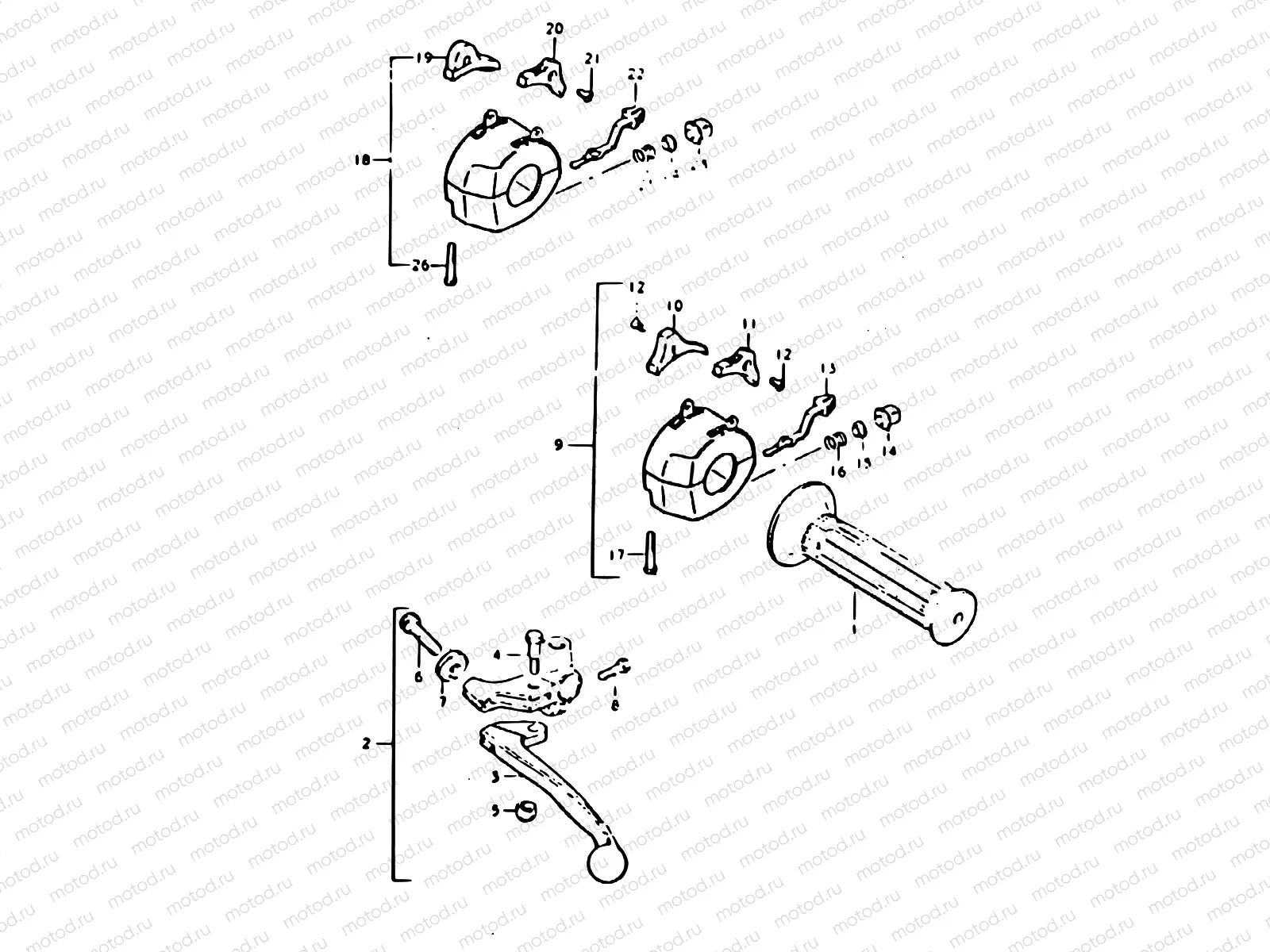 69 - LEFT HANDLE SWITCH (MODEL N)