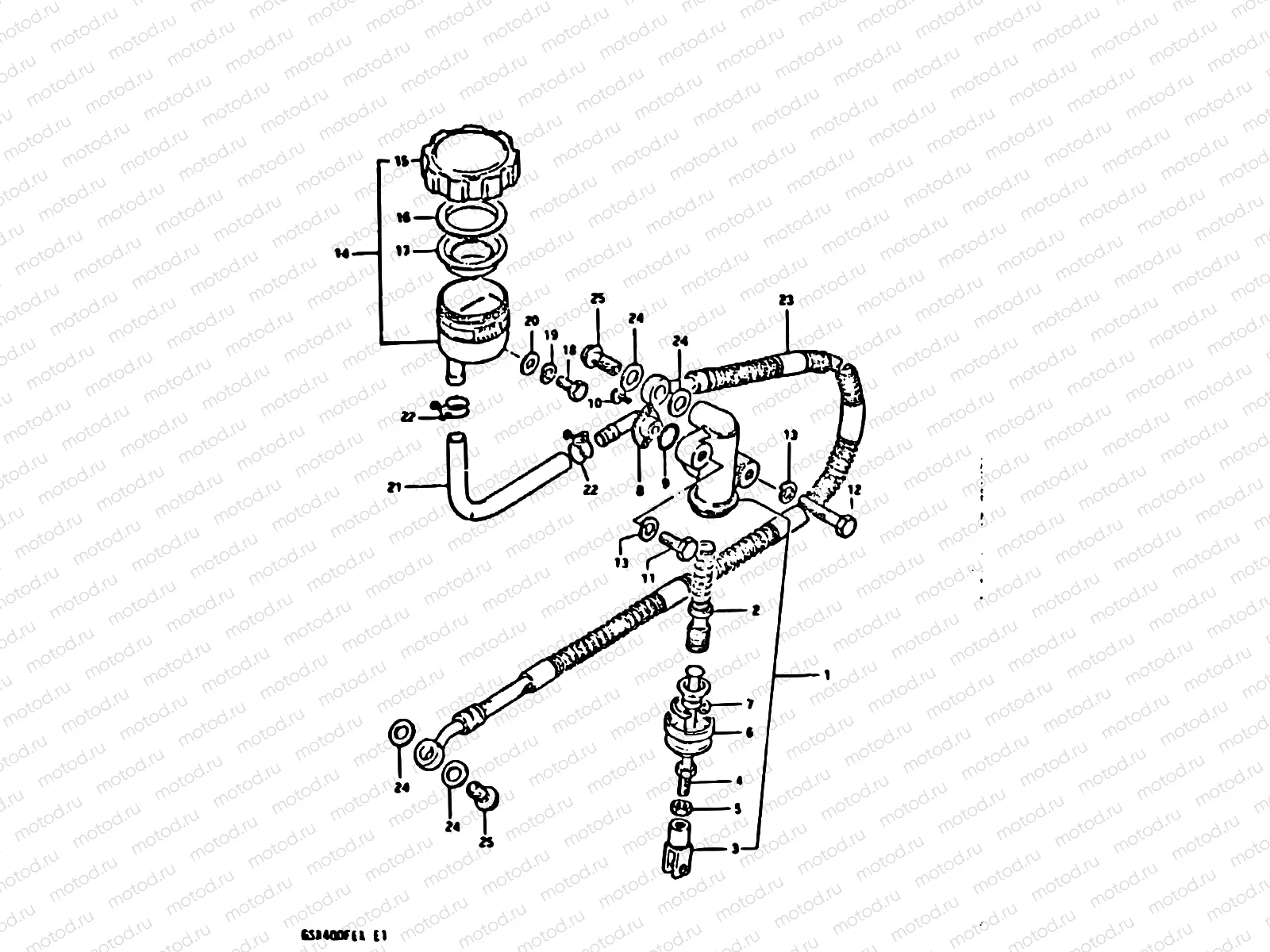 69 - REAR MASTER CYLINDER (E02, E22)