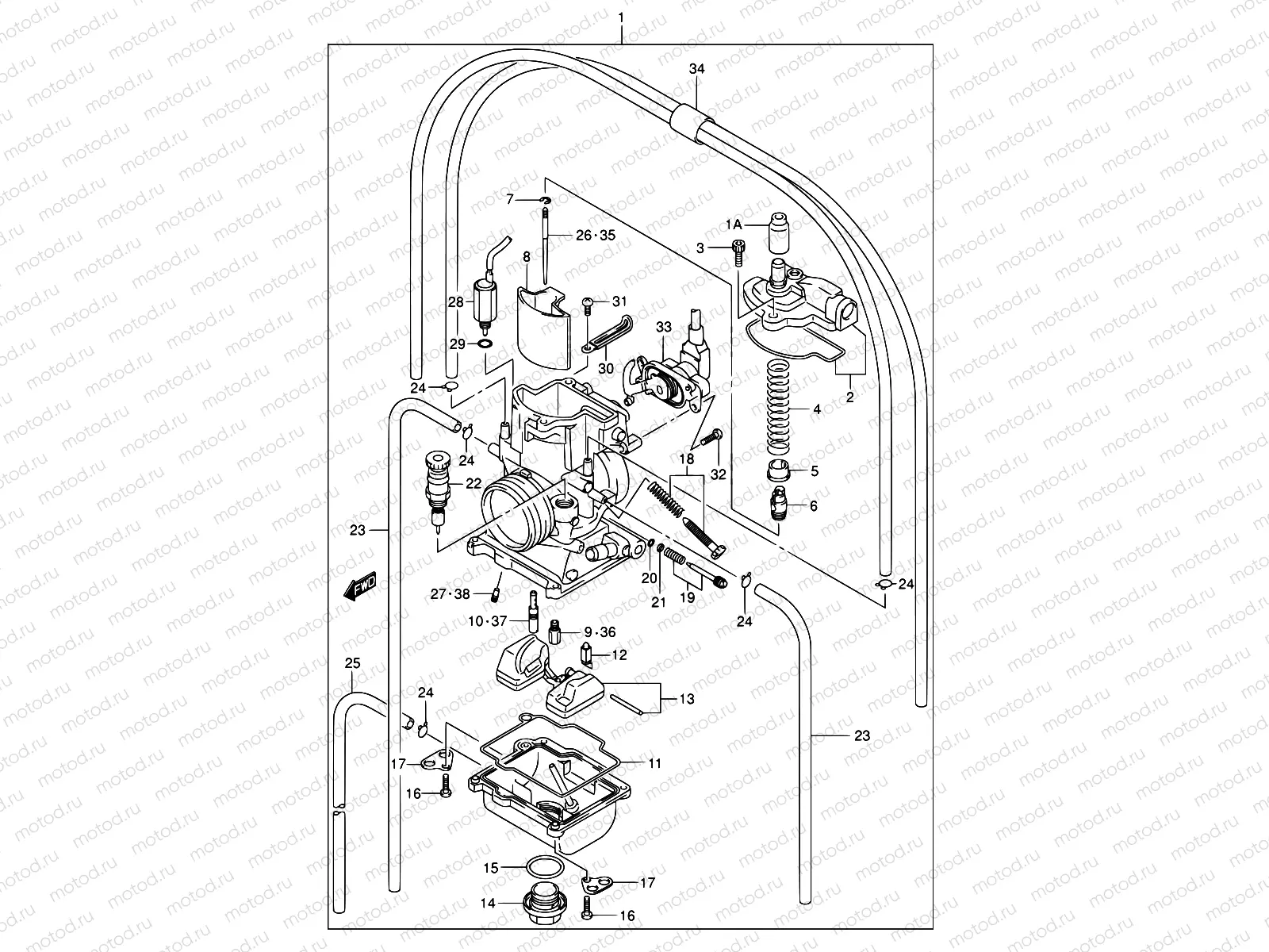 6A - CARBURETOR (MODEL K2)
