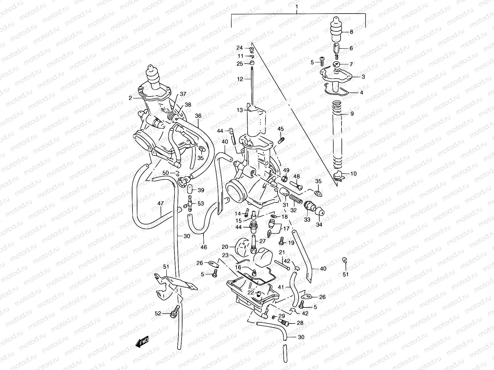 6A - CARBURETOR (MODEL N/P E22)