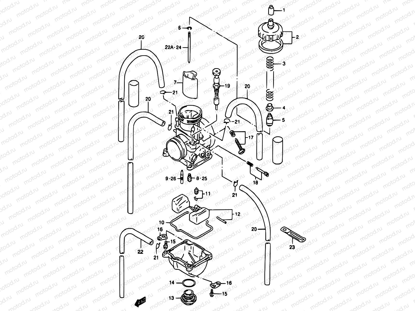 6A - CARBURETOR (MODEL V)