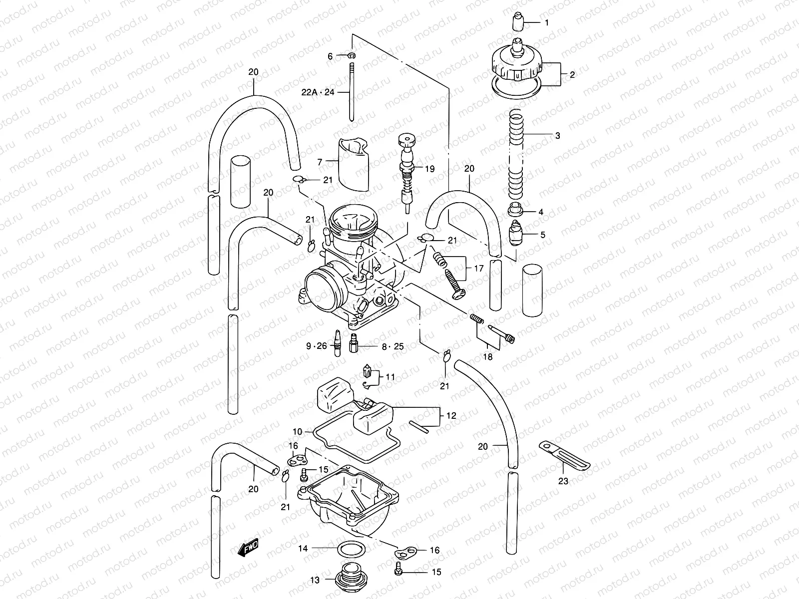 6A - CARBURETOR (MODEL V)