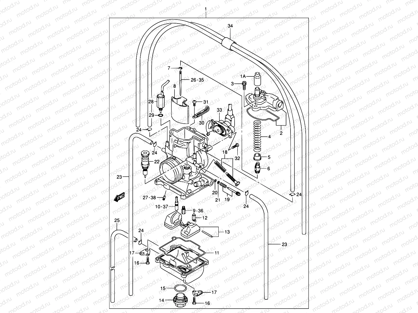 6B - CARBURETOR (MODEL K3)