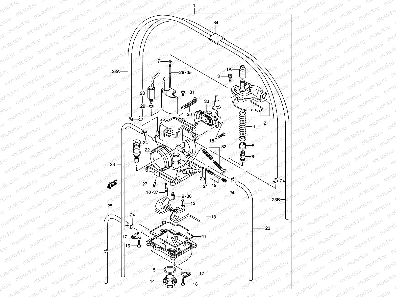 6C - CARBURETOR (MODEL K4)