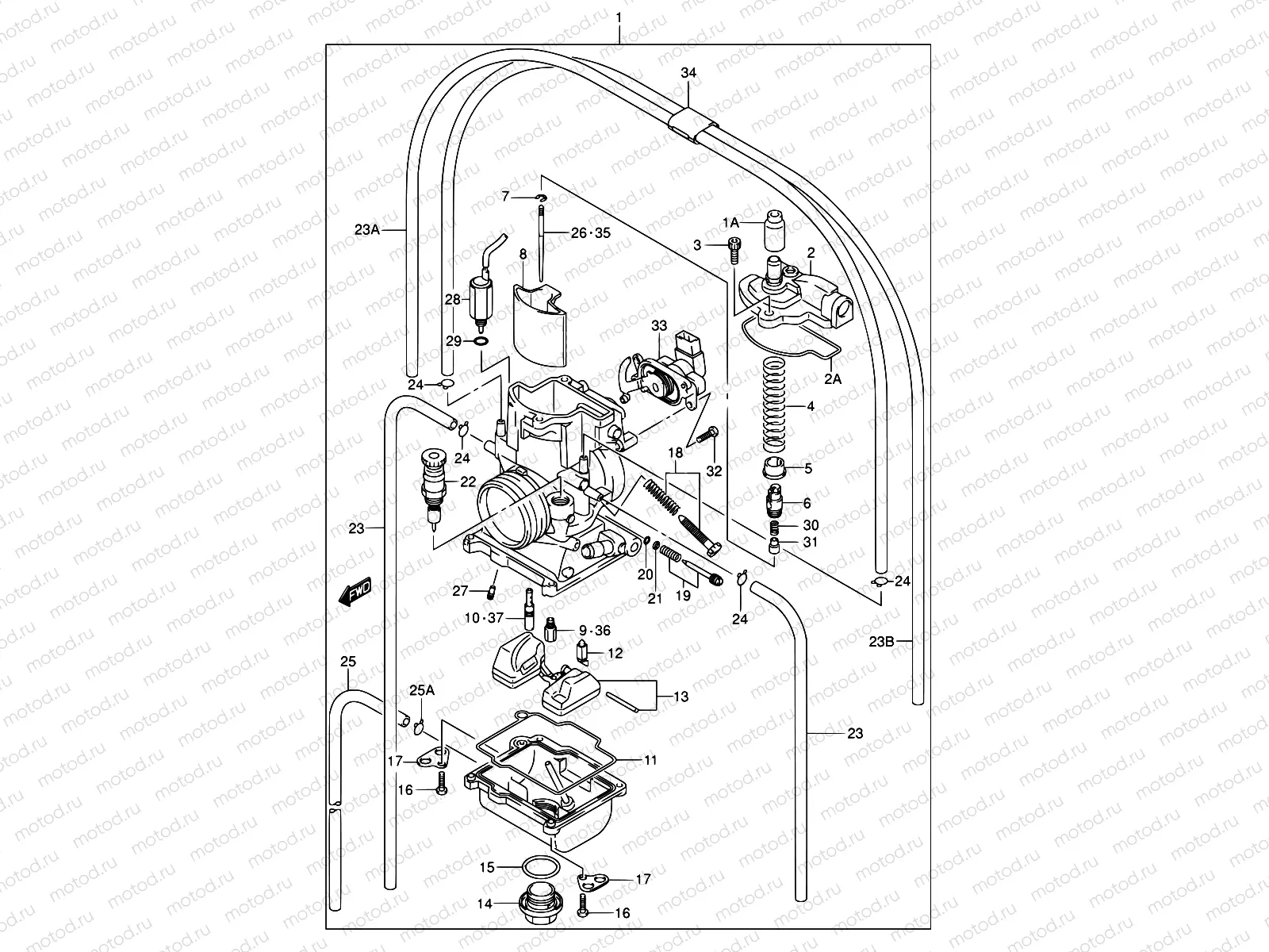 6D - CARBURETOR (MODEL K5)