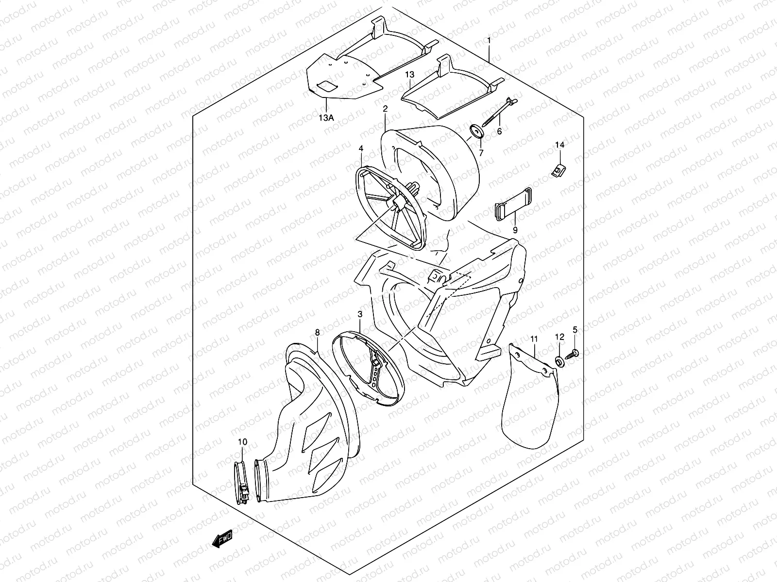 7 - AIR CLEANER (MODEL K1/K2/K3)
