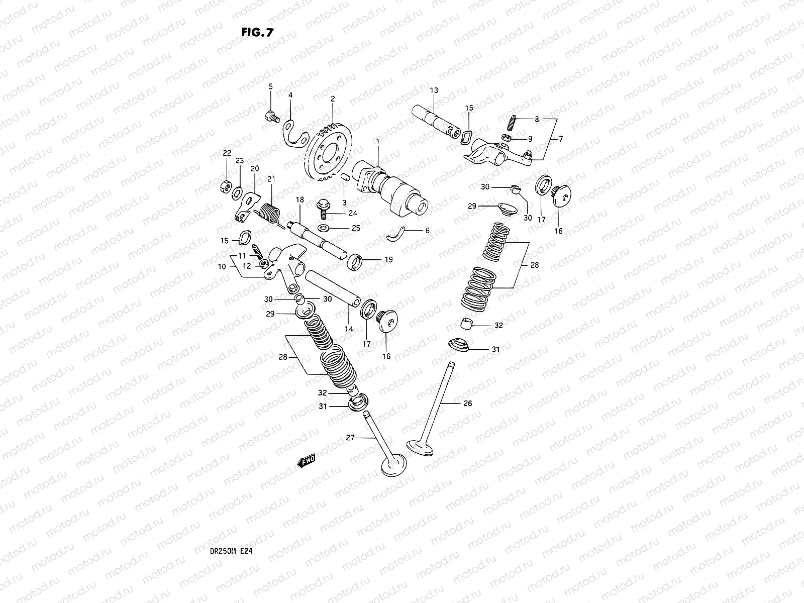 7 - CAM SHAFT - VALVE