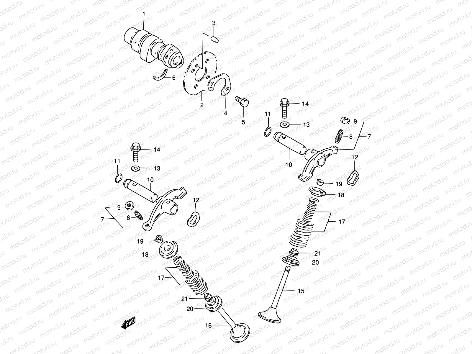 7 - CAM SHAFT - VALVE