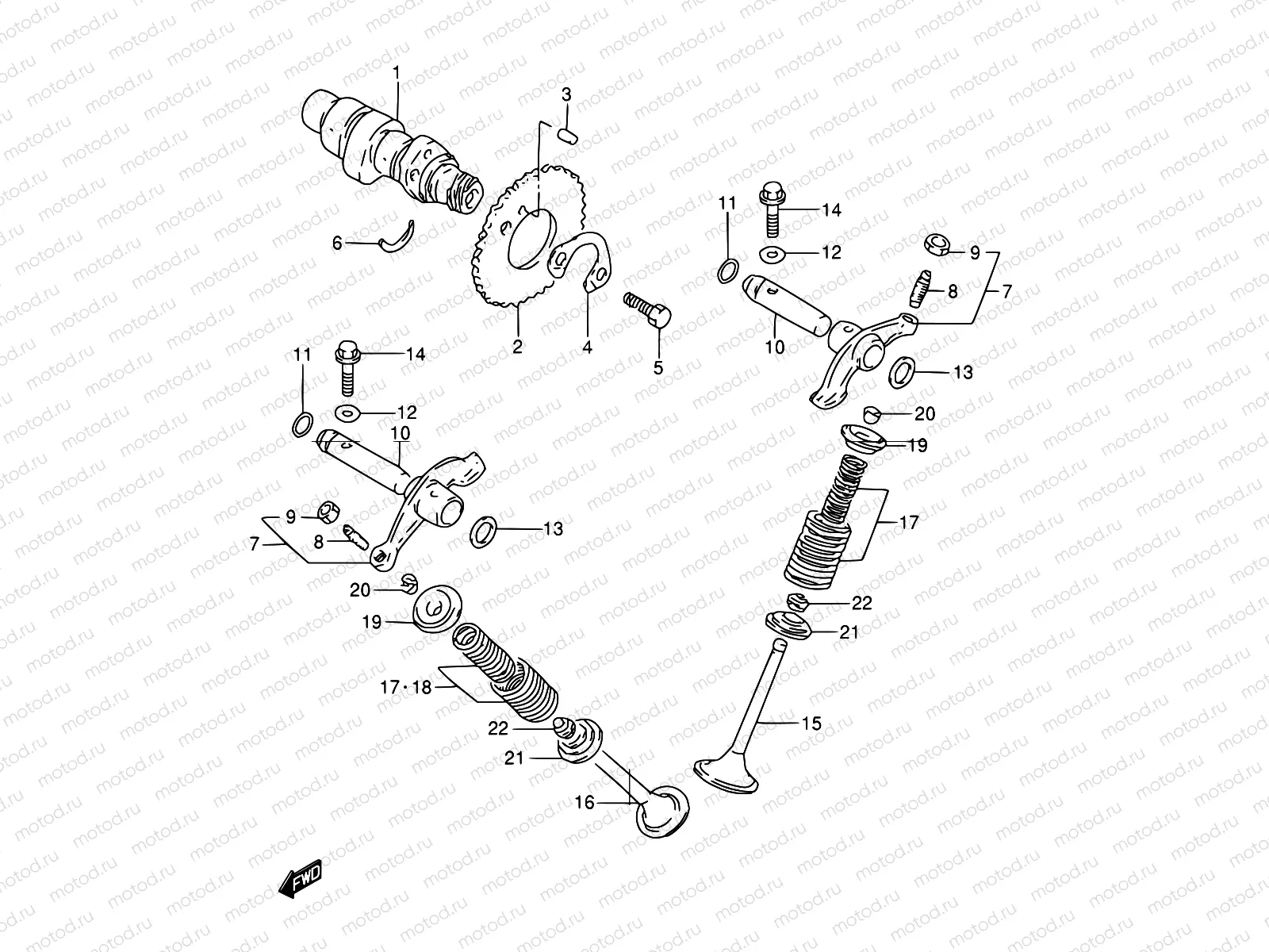 7 - CAM SHAFT - VALVE
