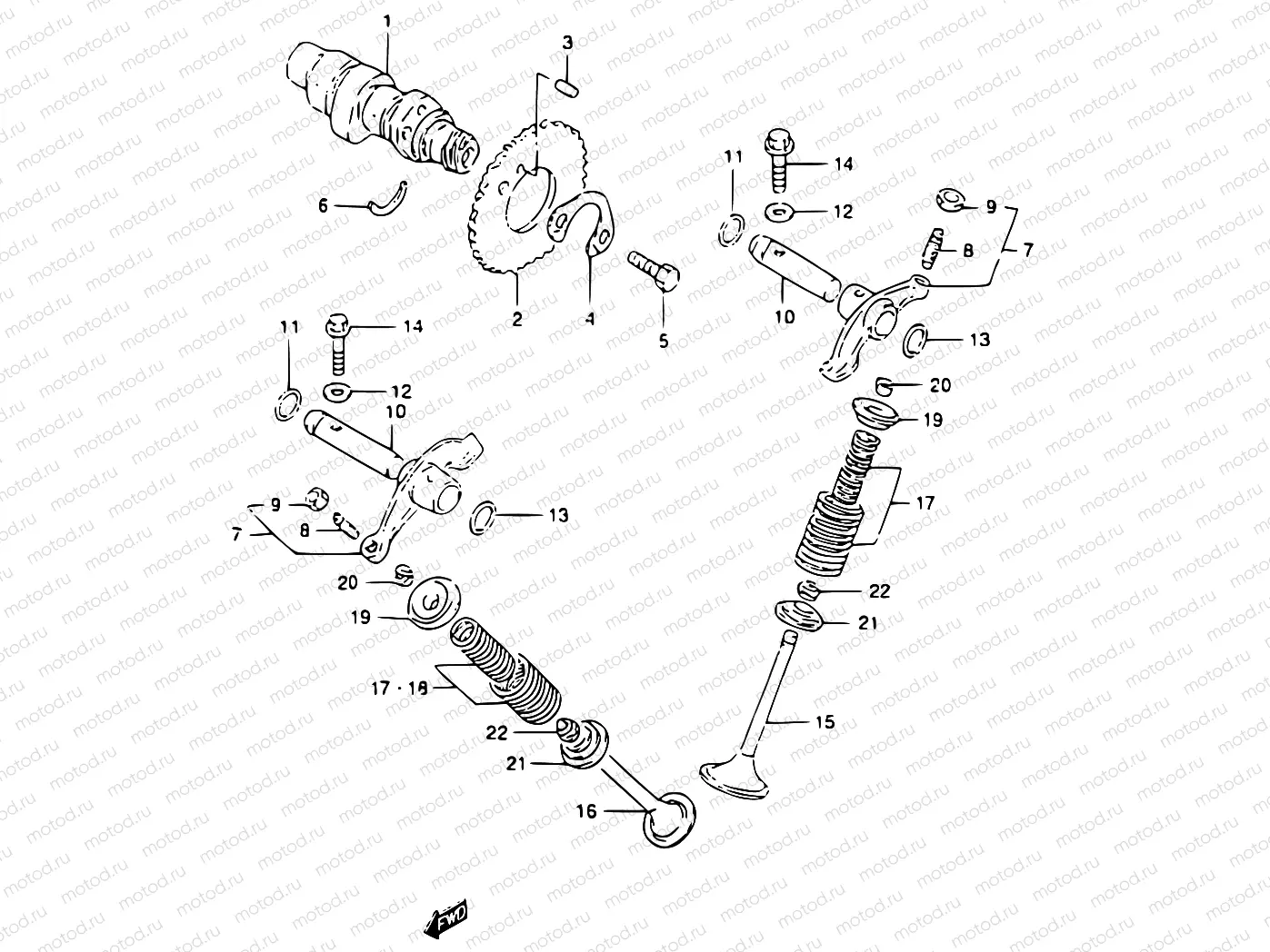 7 - CAM SHAFT - VALVE