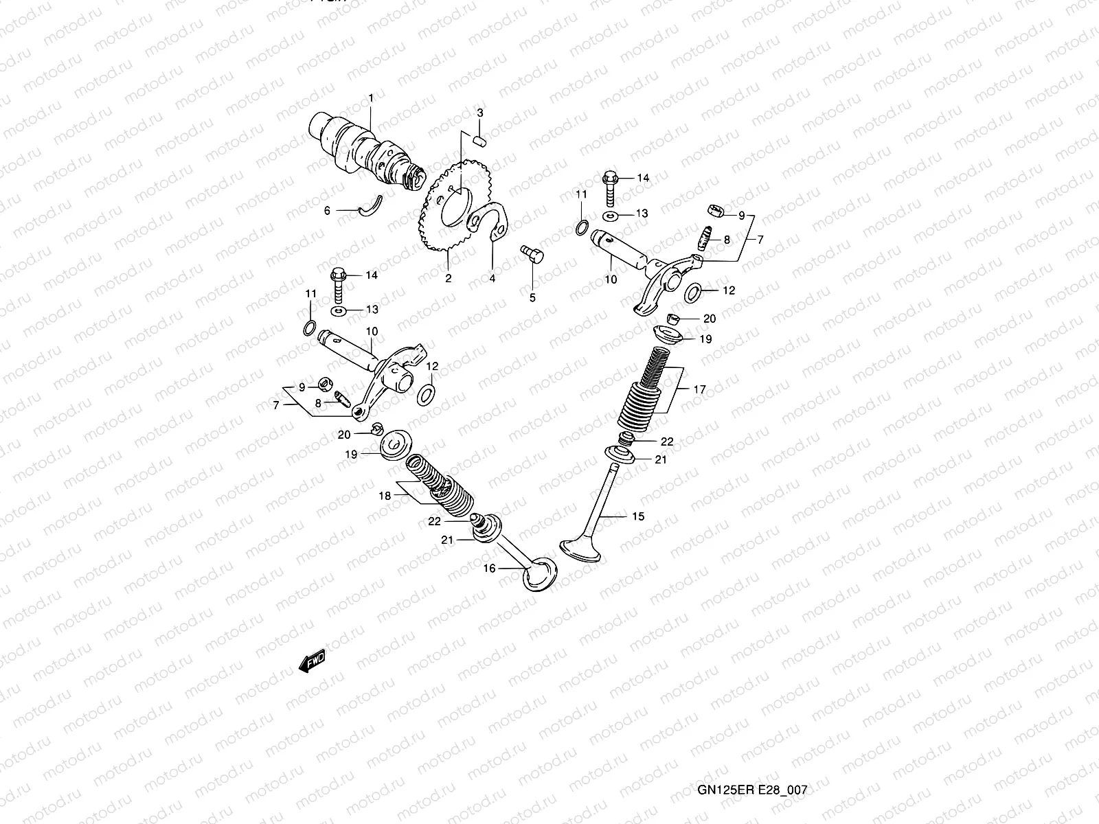 7 - CAM SHAFT - VALVE