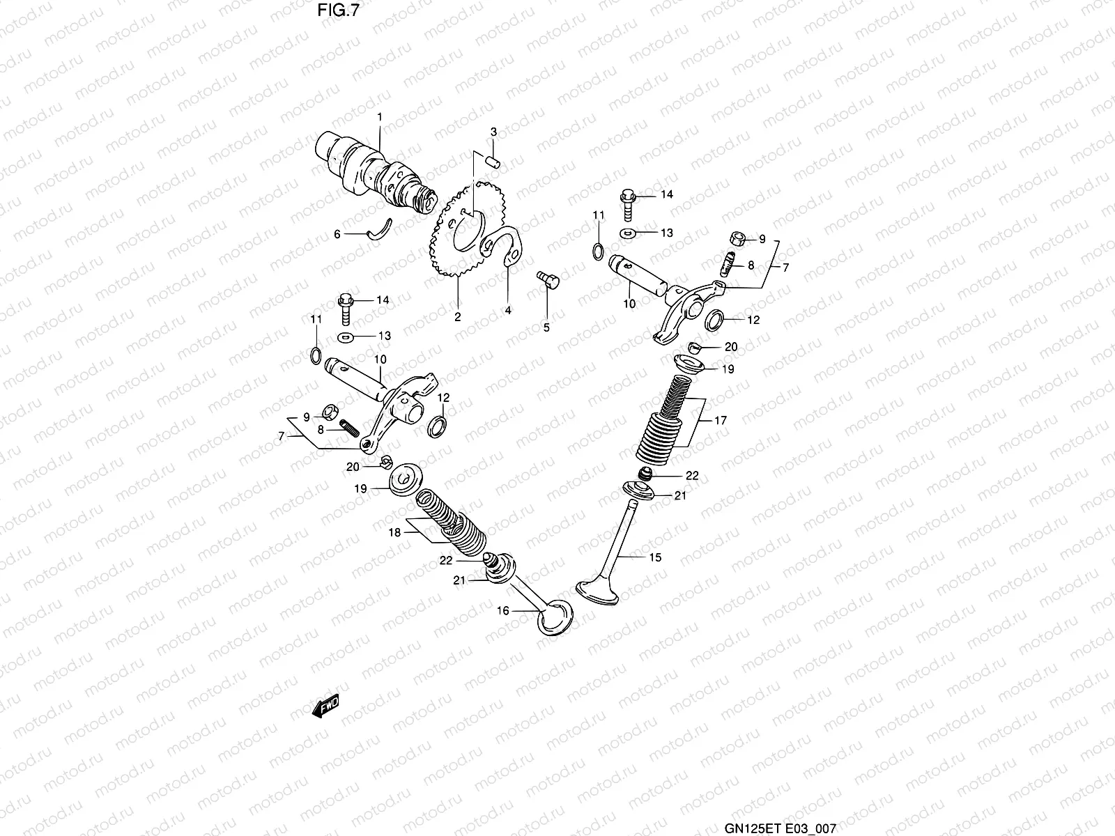 7 - CAM SHAFT - VALVE