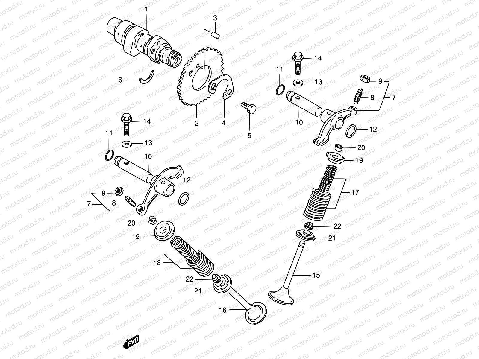 7 - CAM SHAFT - VALVE