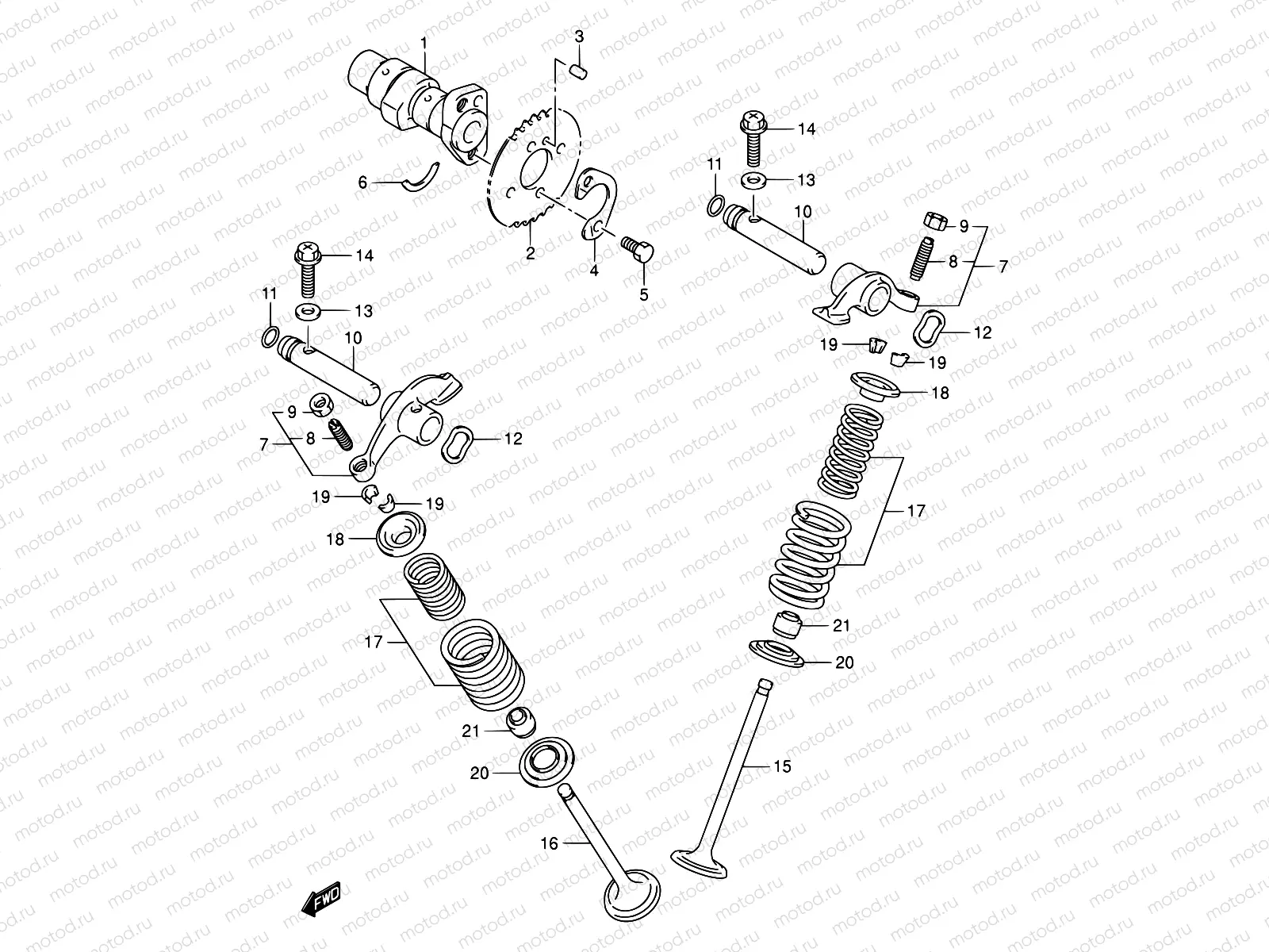7 - CAM SHAFT - VALVE