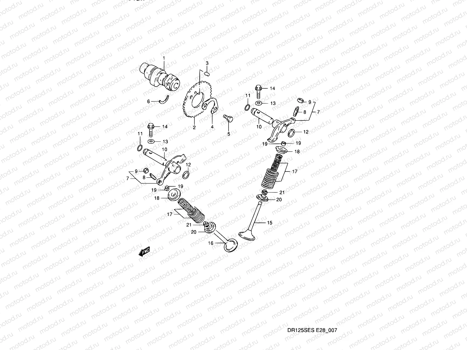 7 - CAM SHAFT - VALVE