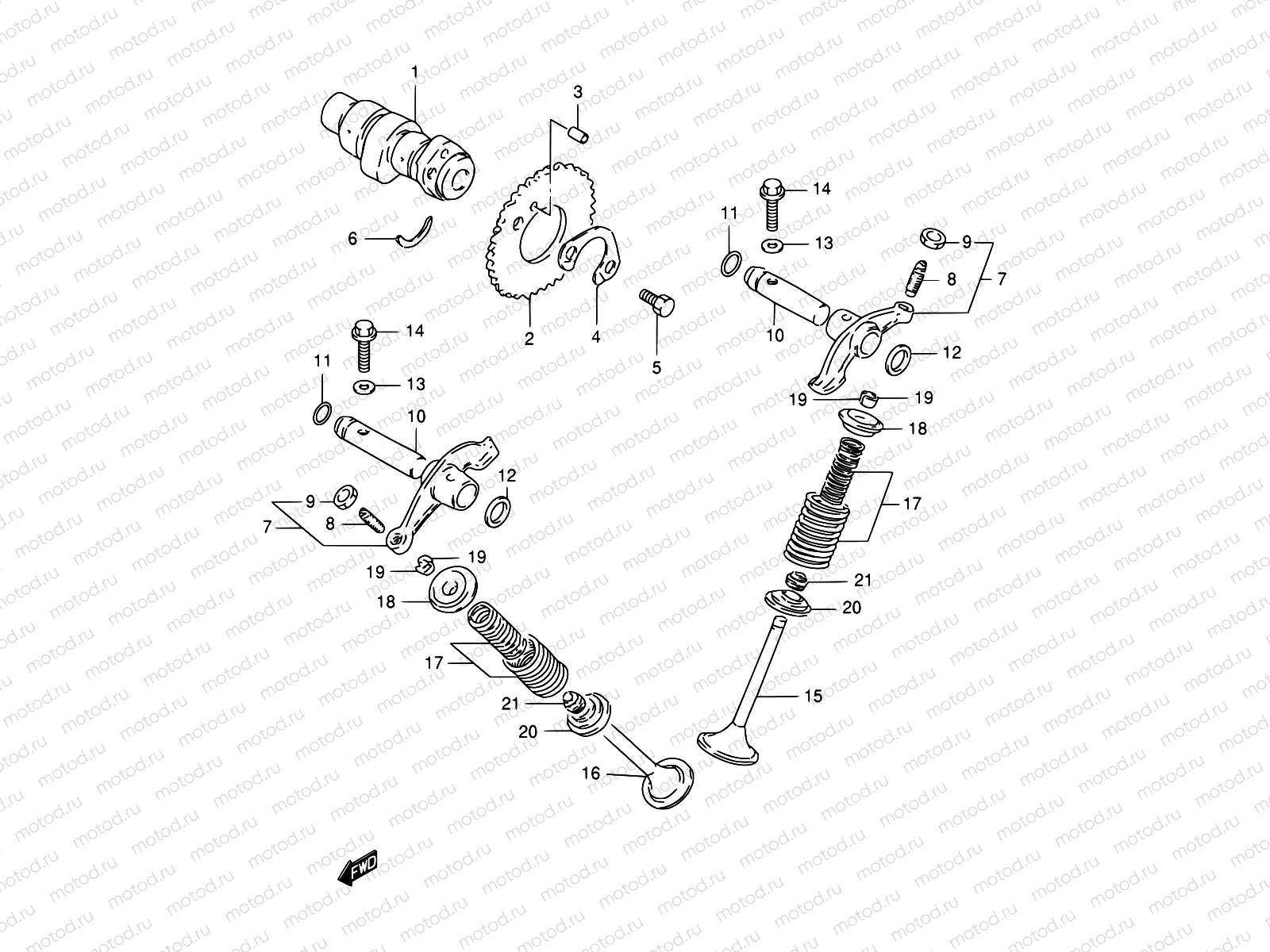 7 - CAM SHAFT - VALVE